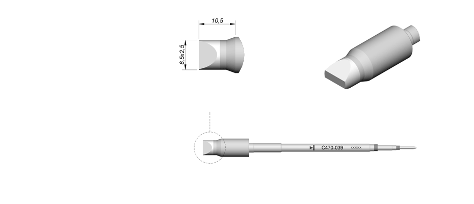 C470039 - Cartridge for T470 Comfort handpiece